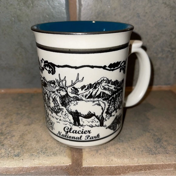 Vintage Other - Vintage Mico Glacier National Park Ceramic Mug